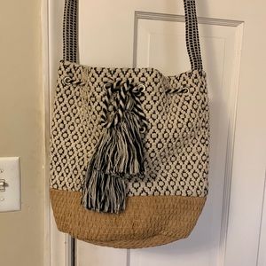 Roller Rabbit bucket cross body bag